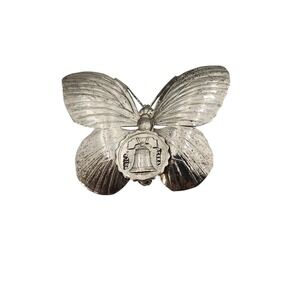 Vintage sterling silver BUTTERFLY Philadelphia Bell Travel souvenir‎ brooch pin